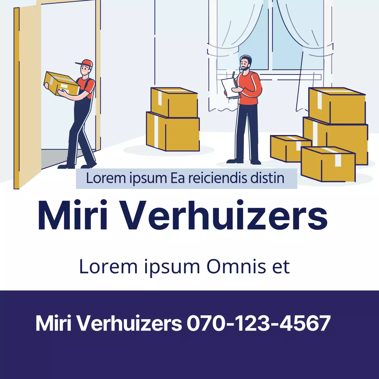 Blauwe illustratie Nette Yongdal Isa Promotie