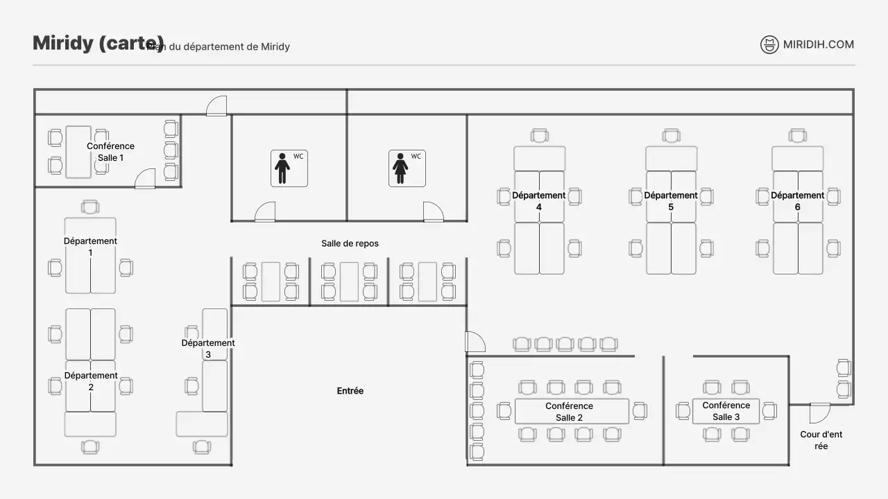 Plan de table blanc et noir