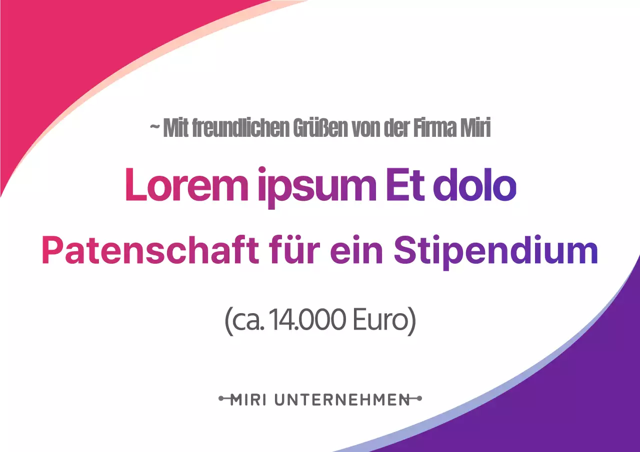 Purple Scholarship Sponsorship Panel