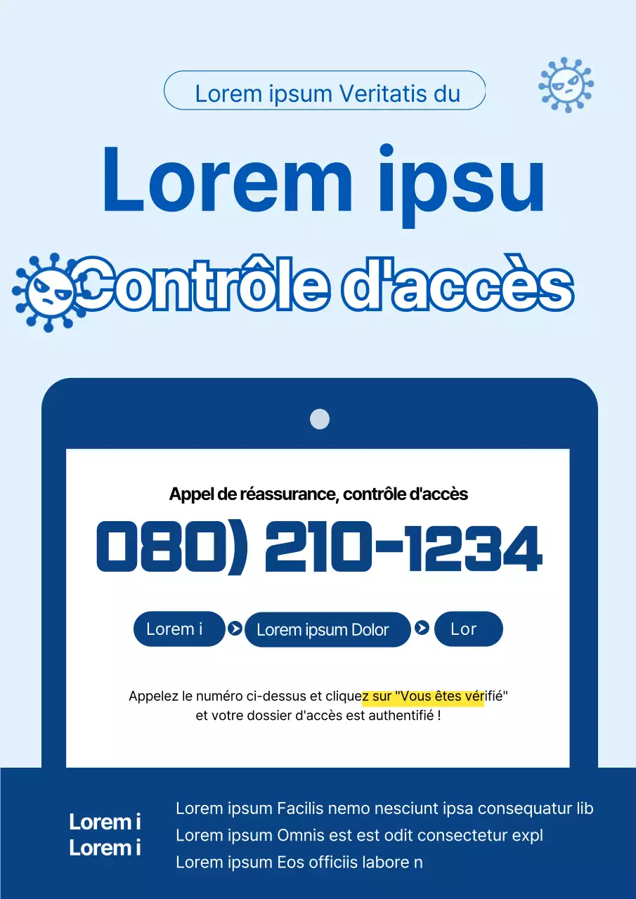 Contrôle d'accès sécurisé aux appels