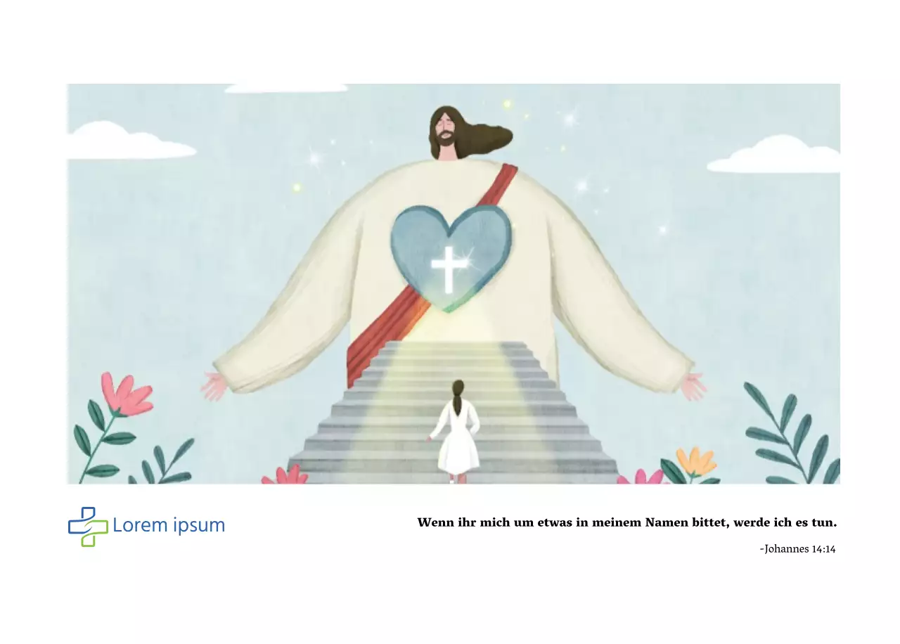 Pastell saubere Illustration Kirche