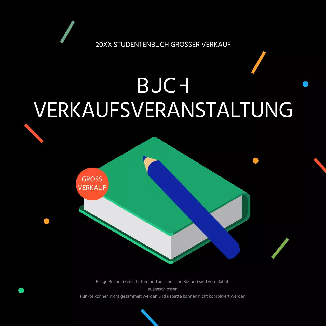 Black and Vivid SATs Verkaufsaktion