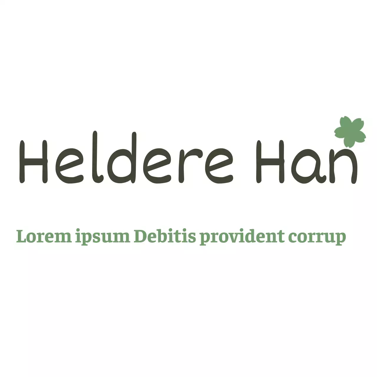 Eco-tas met eenvoudig logo voor klinieken voor oosterse geneeskunde