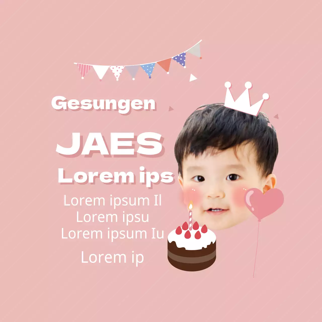 Sungjae's erster Geburtstag