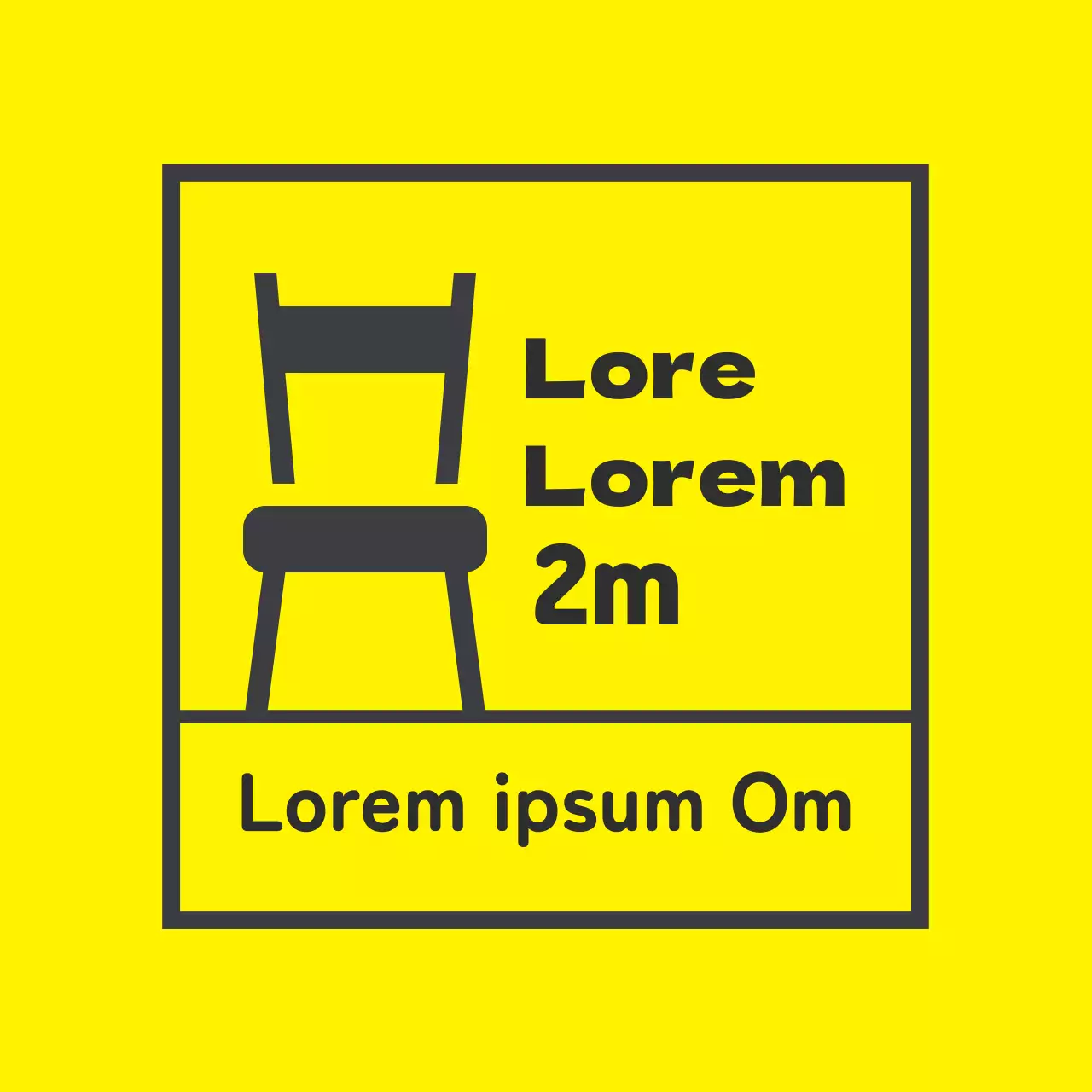 Illustration jaune Contrôle Corona propre