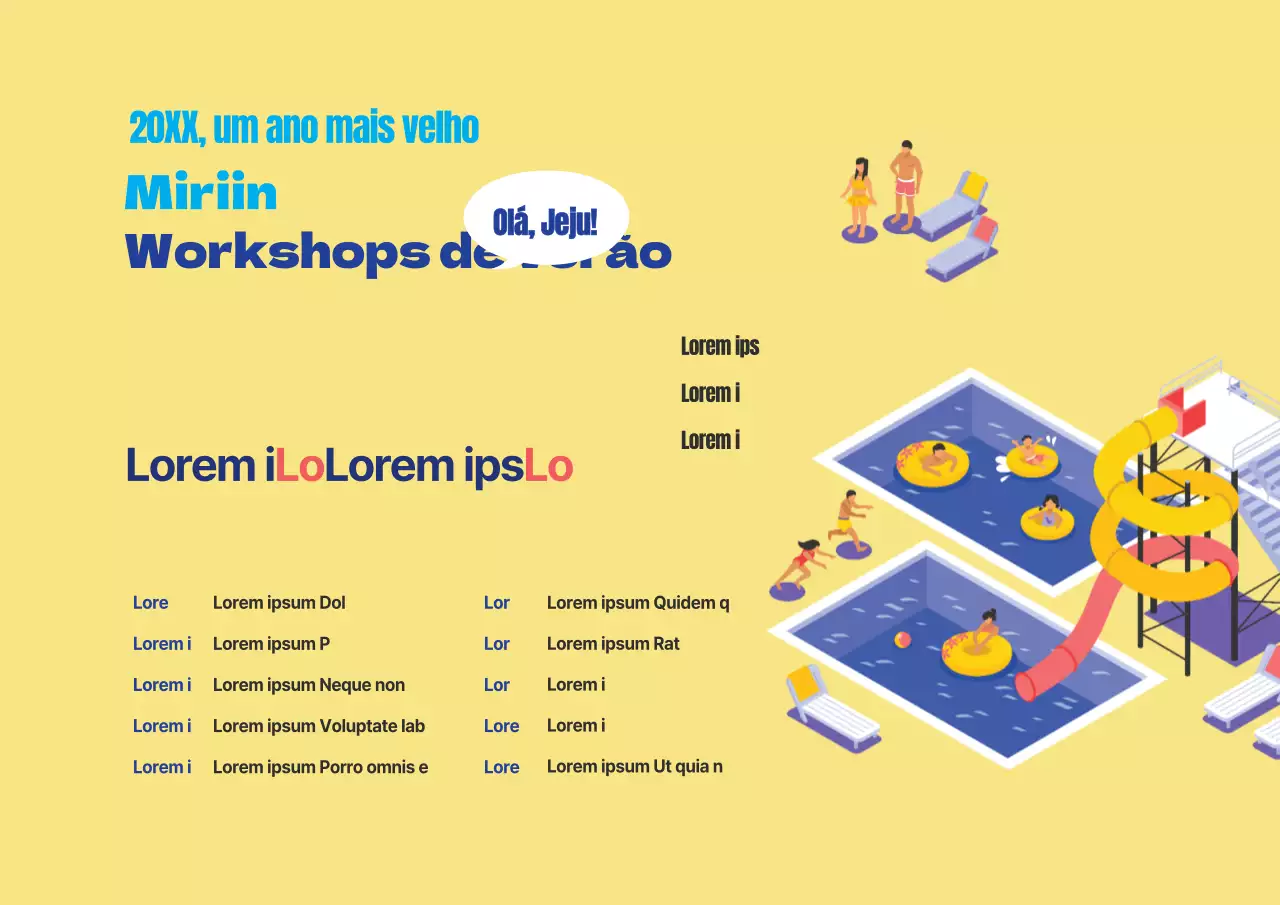 Workshops de verão