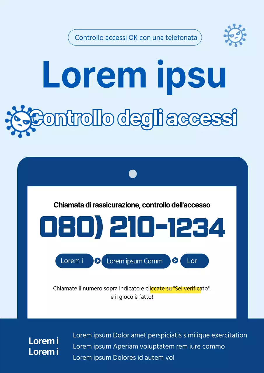 Controllo sicuro dell'accesso alle chiamate