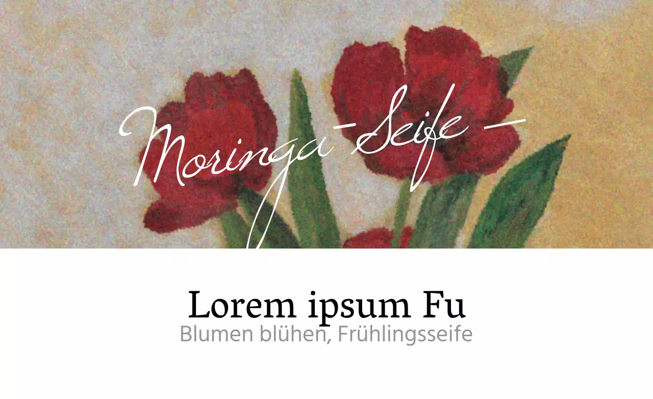 Wenn die Blumen blühen und der Frühling