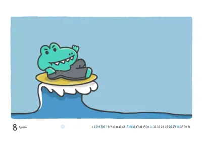 Ago Calendario Agosto 2022