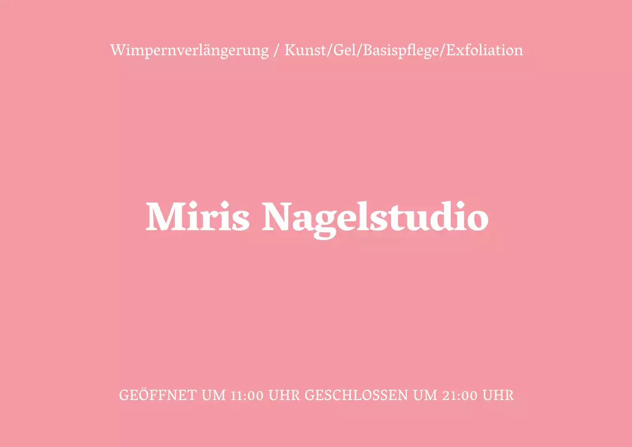 Nagelstudio_Garage Poster