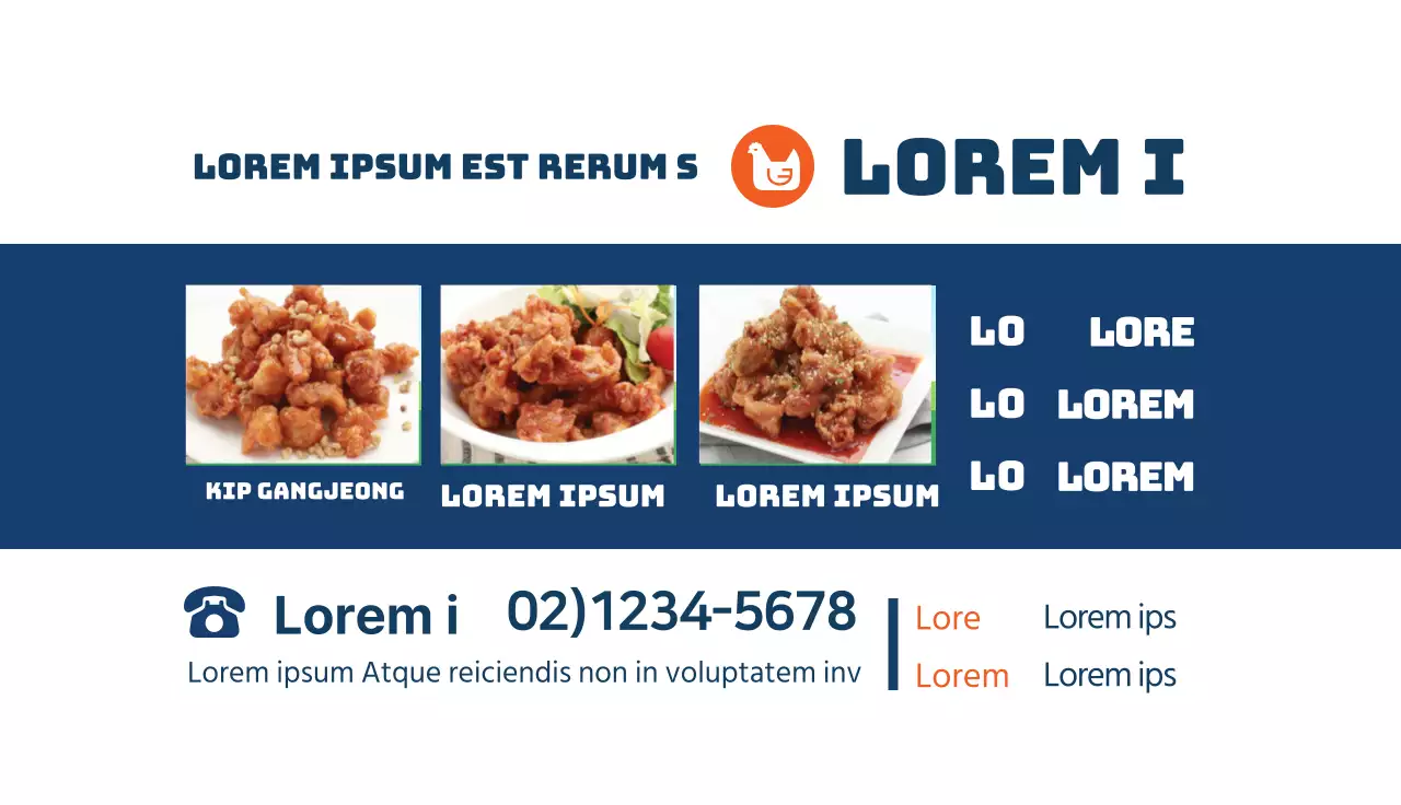 Oranje Blauw Logo FotoFeatured Restaurant Kip Gangjeong