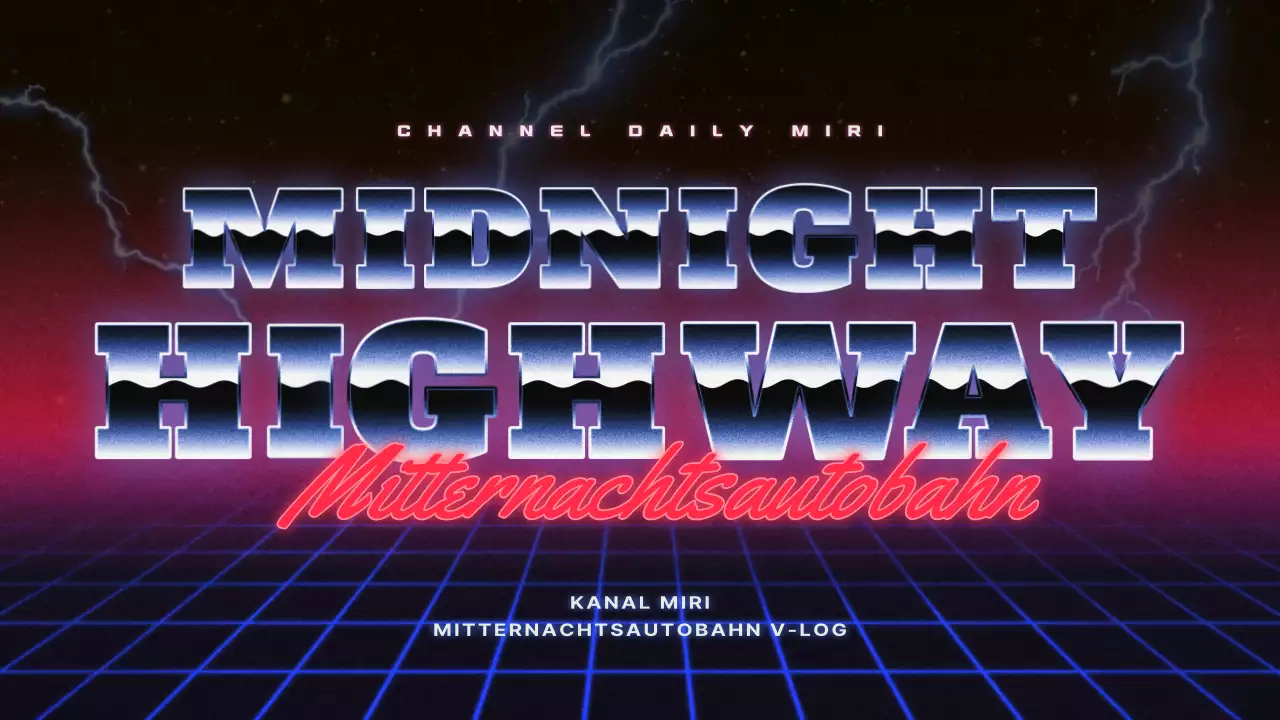 Ein Bündel retro-futuristischer Konzepte der 80er Jahre