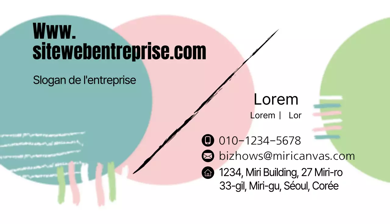 Carte de visite Bizshow