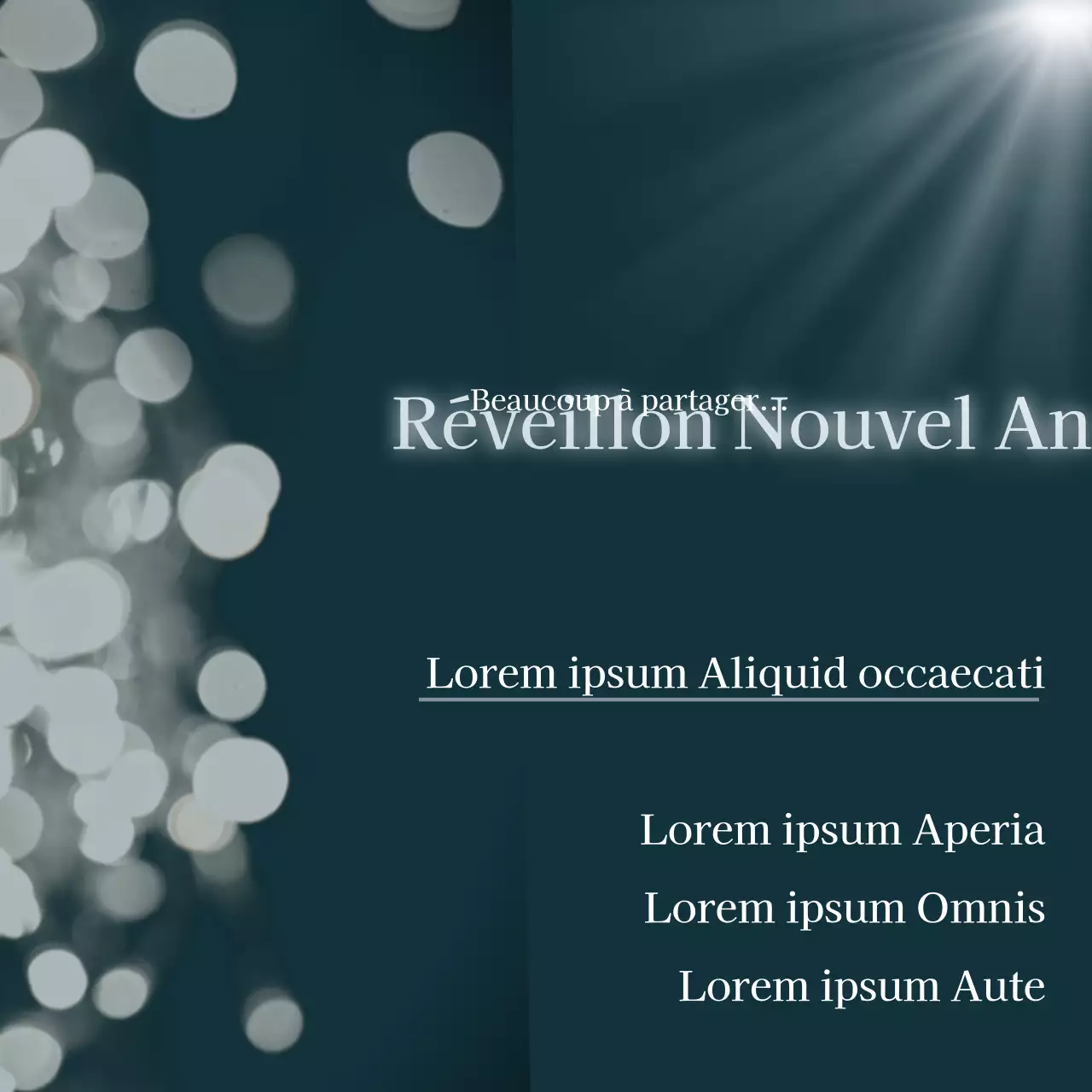 Réveillon du Nouvel An