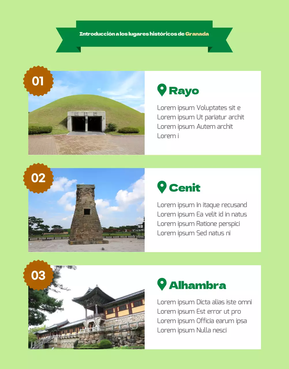 Un viaje abstracto de un día por la historia de las carreras