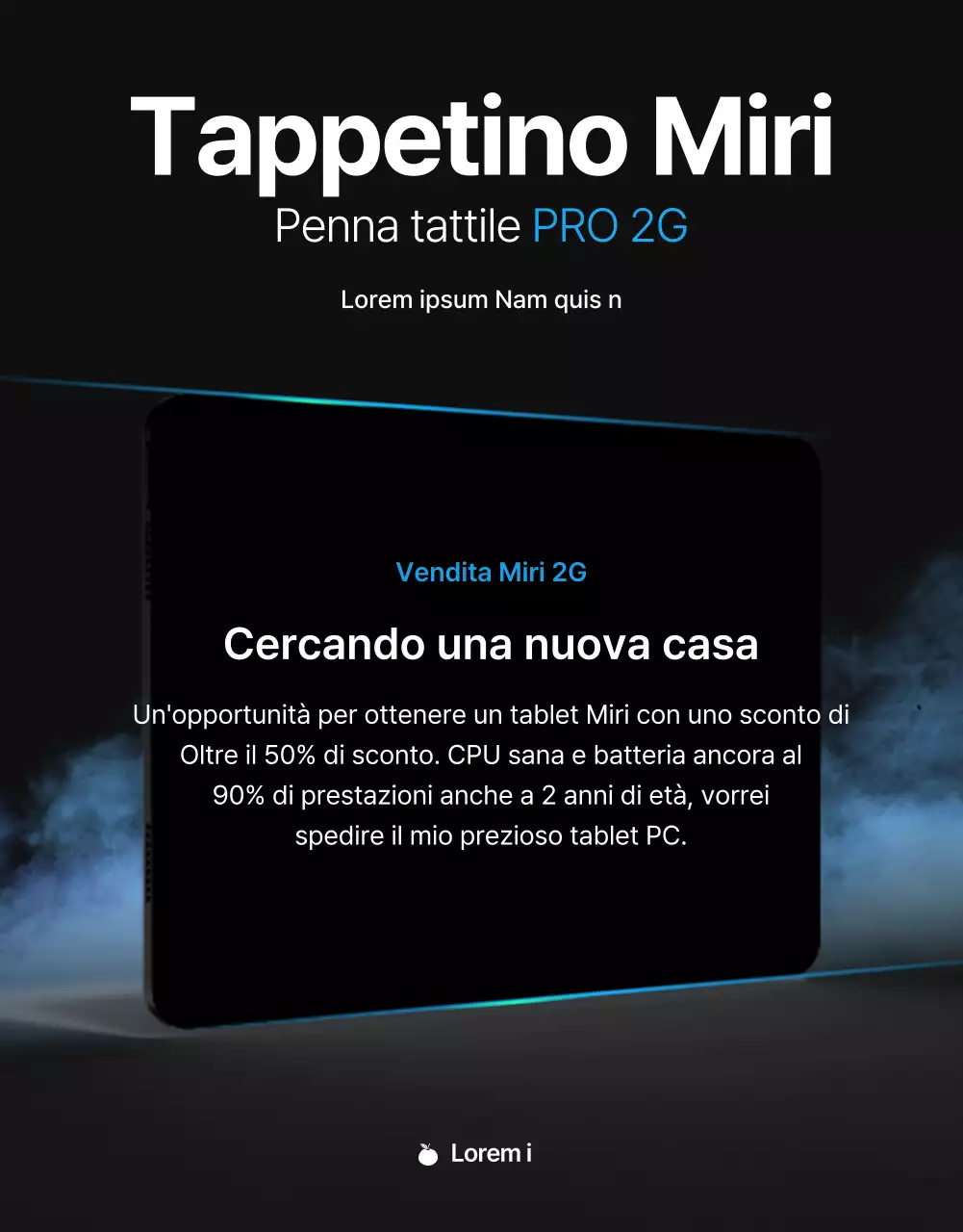 Black Blue Point Pagina di annunci semplice e di classe (pagina di dettaglio)