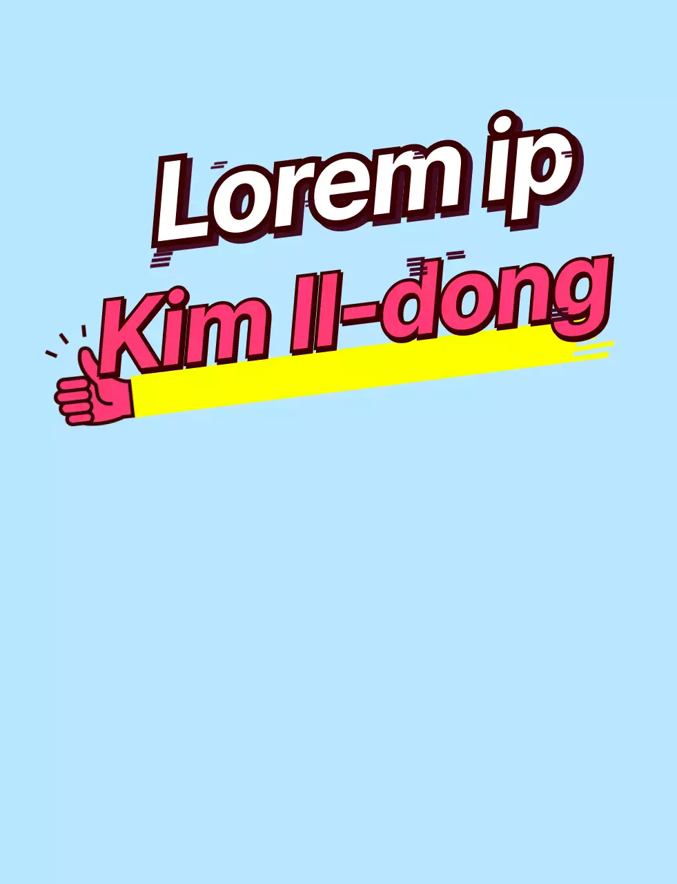 Rosa und gelbe schrägen Text Schule Gruppe T-Shirt