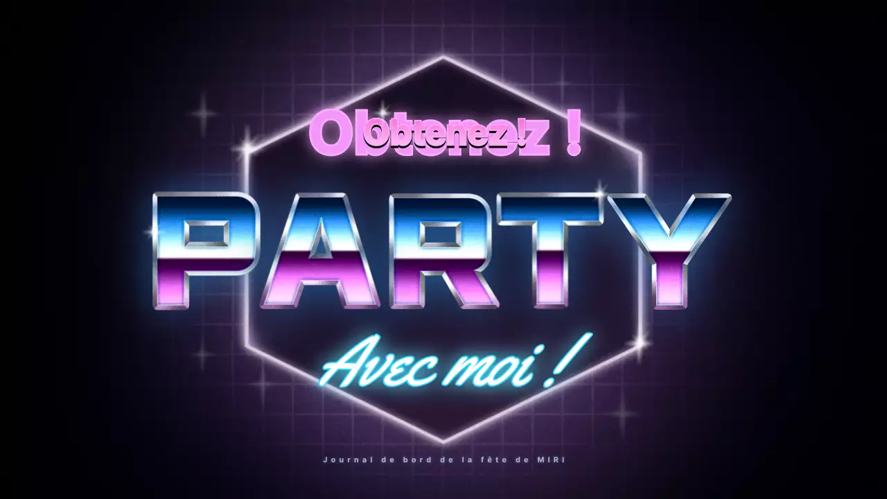 Un ensemble de concepts rétro-futuristes des années 80