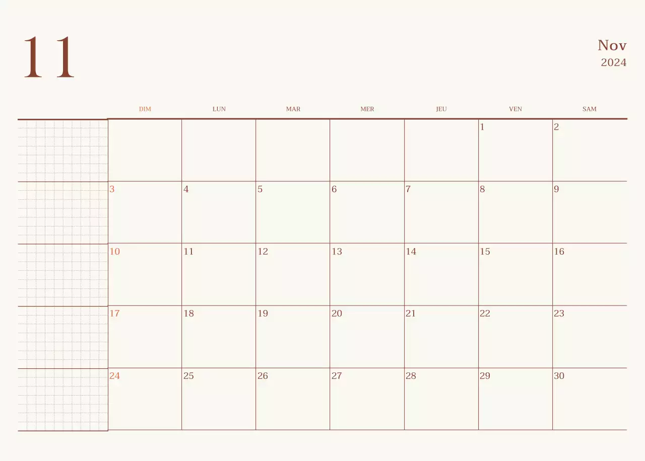 Mise en page de photos de cafés émotionnels en beige et marron