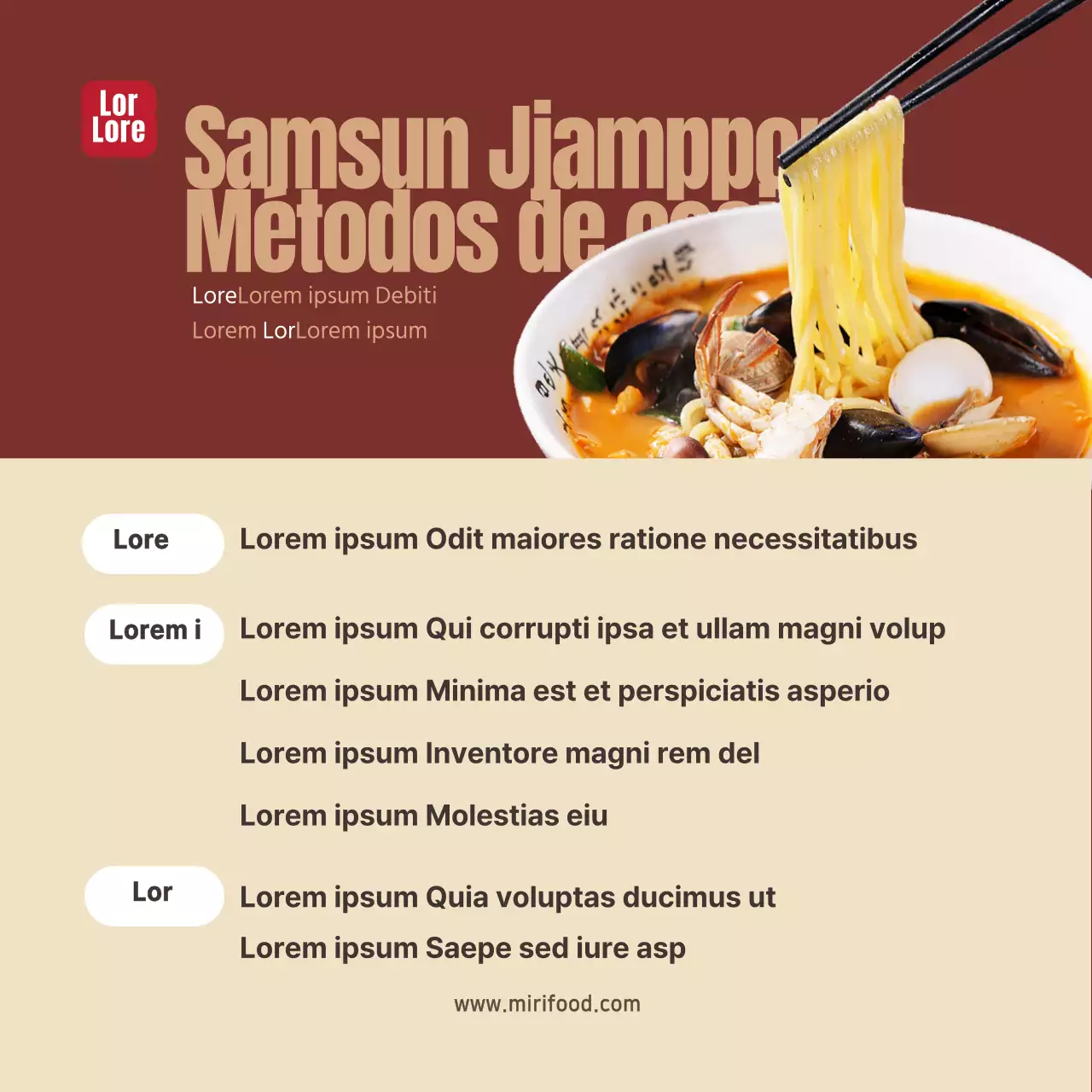 Fotografía de Alimentos Intensa Comida China Kit Receta Pastel de Arroz Memo