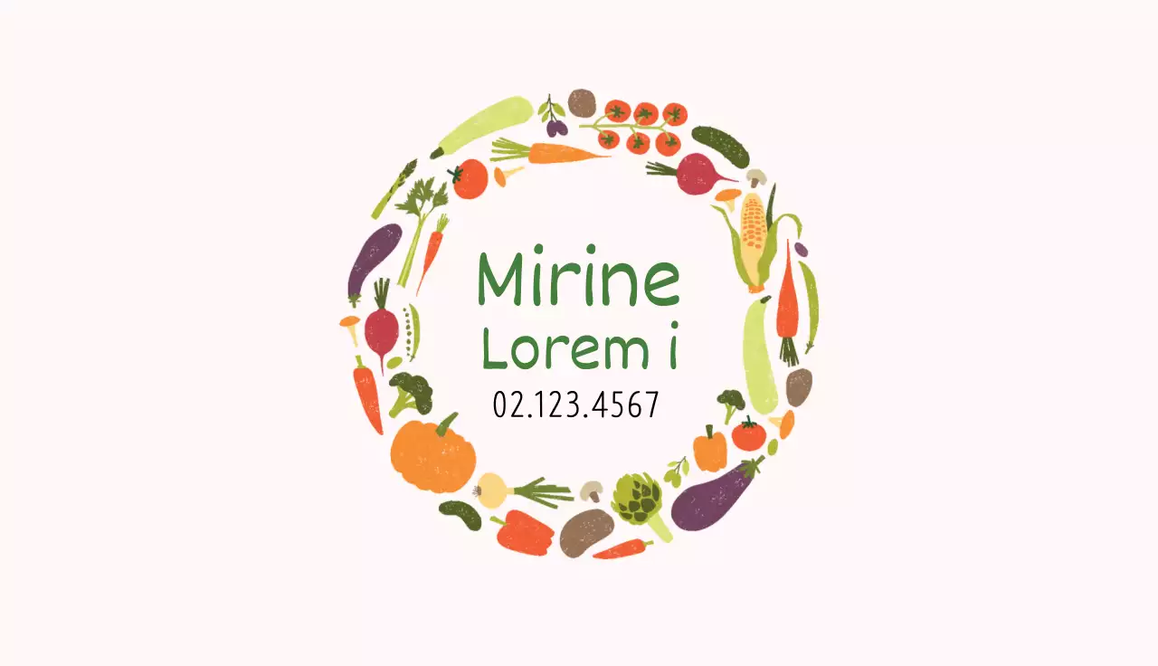 Ilustração a laranja de uma loja de legumes