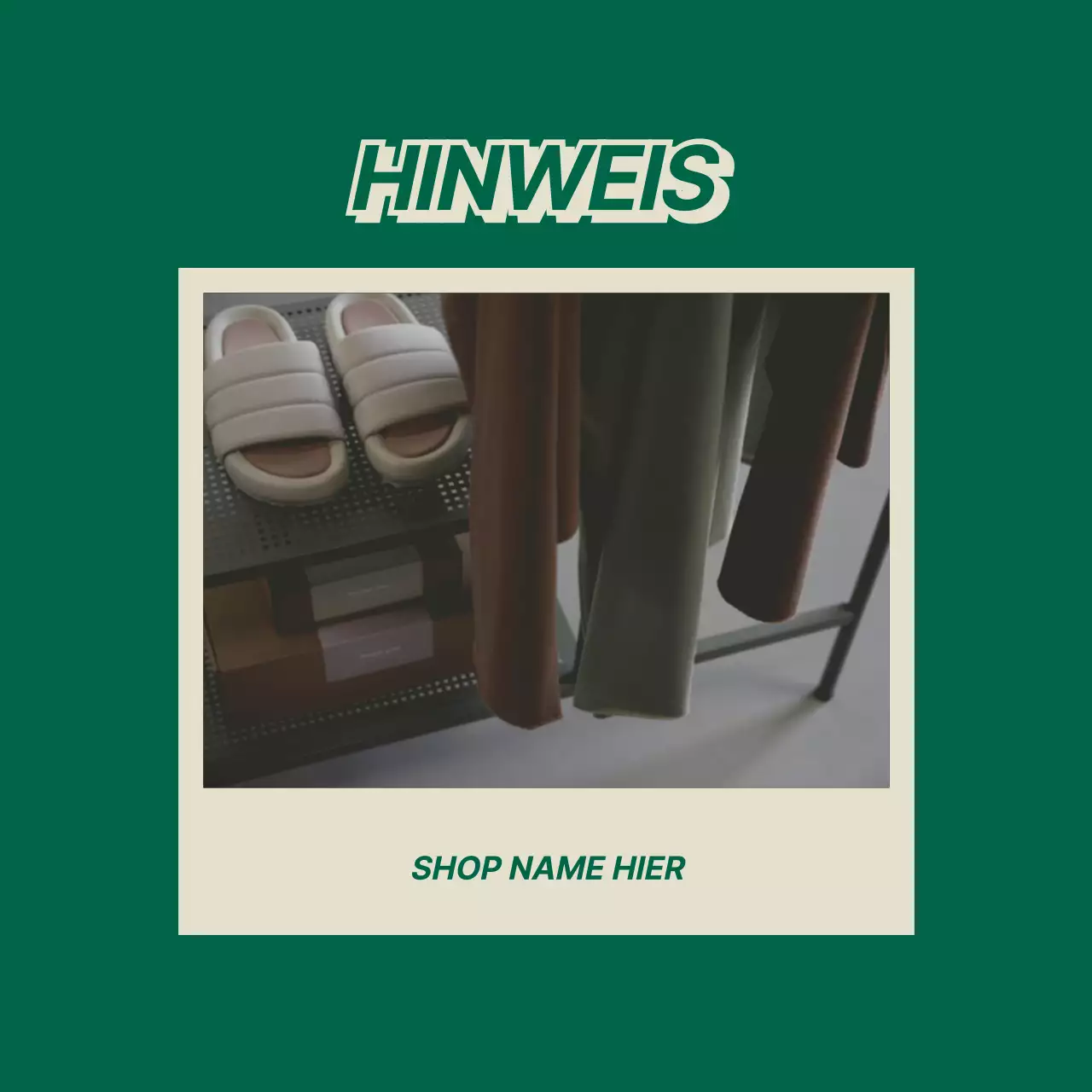 Ein Layout-Paket in kräftigem Grün und Elfenbein