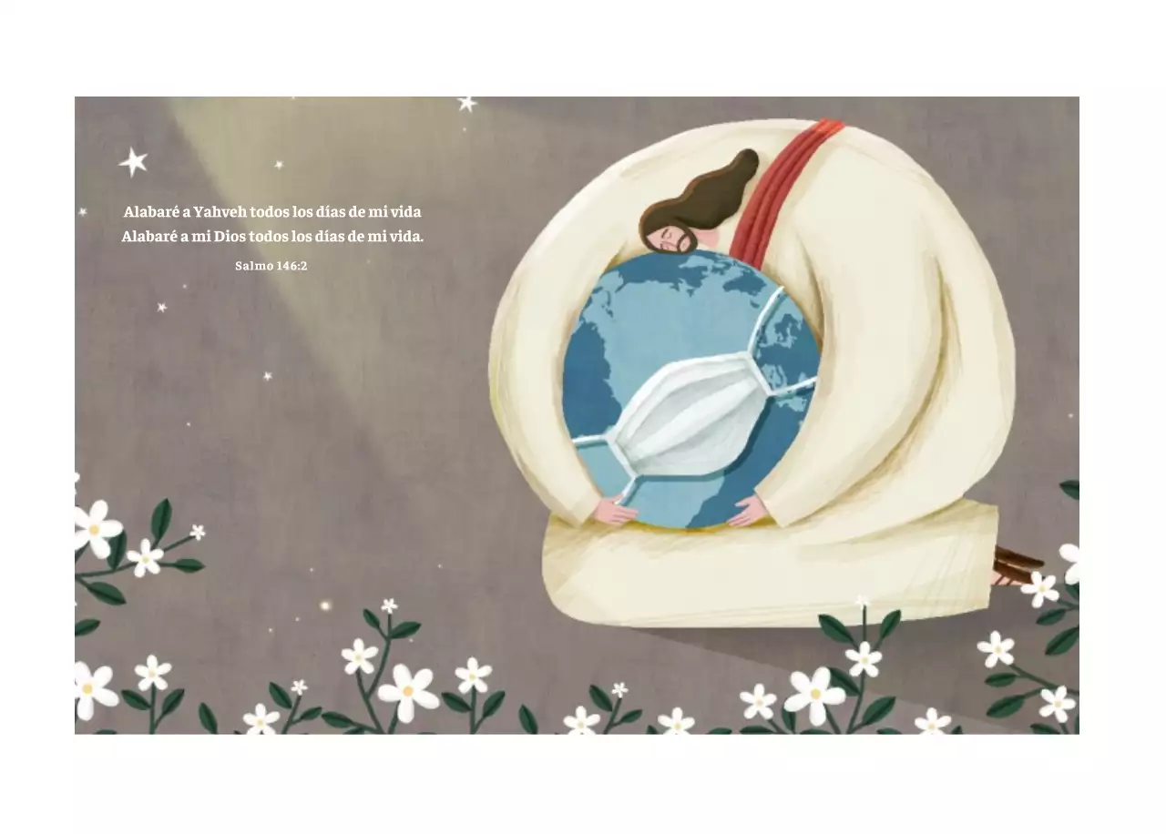 Pastel limpio ilustración iglesia