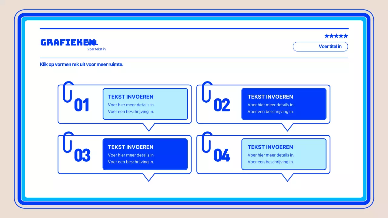Eenvoudige projectmanagement infographic in blauw