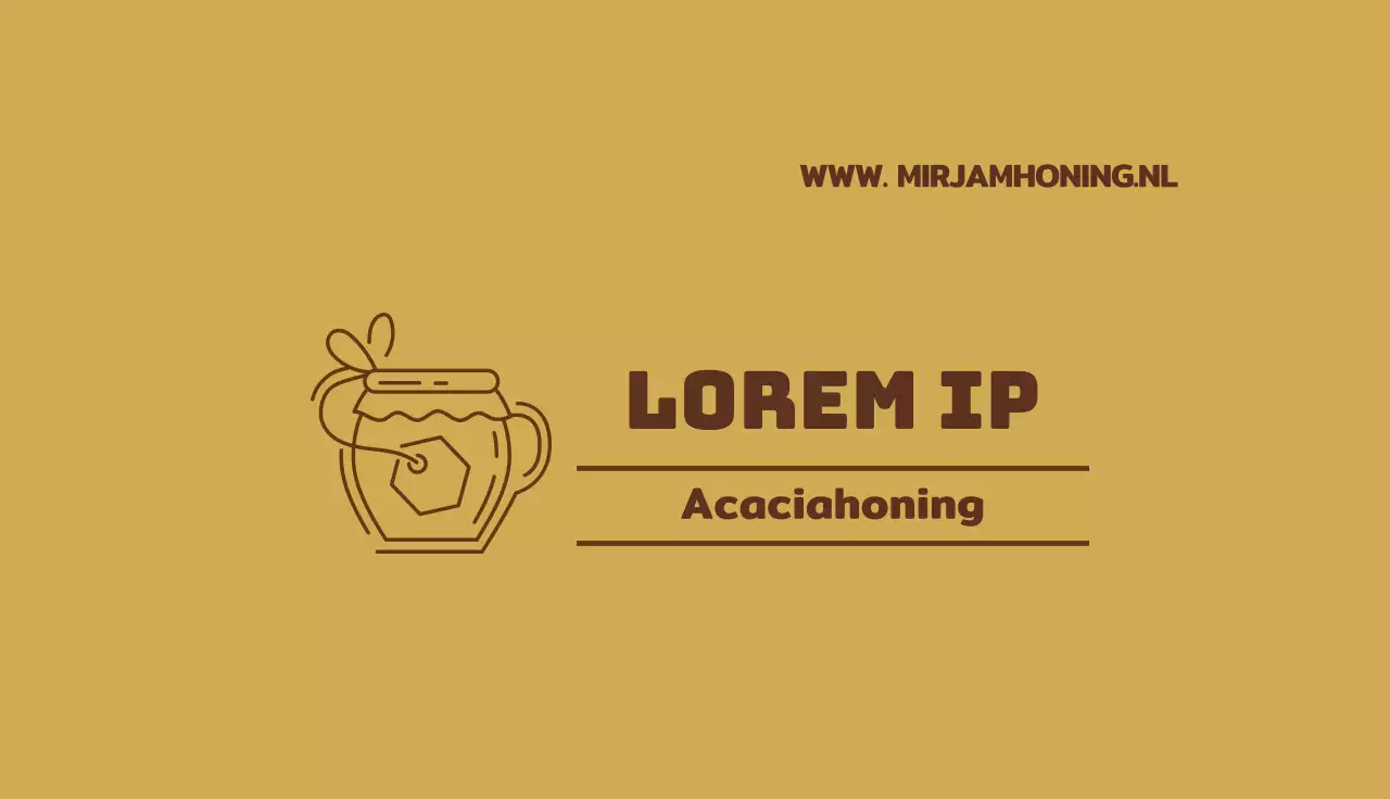 Bruin Geel Illustratie Nette Bijenteelt Honing