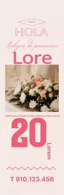 Una foto rosa resalta una venta vintage de primavera