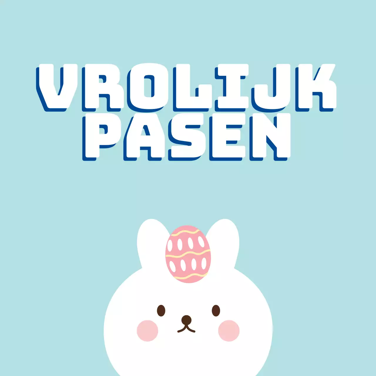 Blauwe illustratie schattige kerk Pasen labels