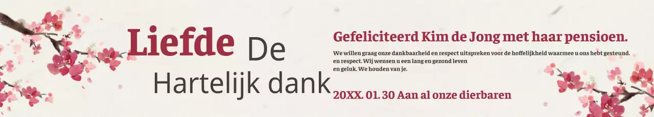 Ik hou van je, dank je