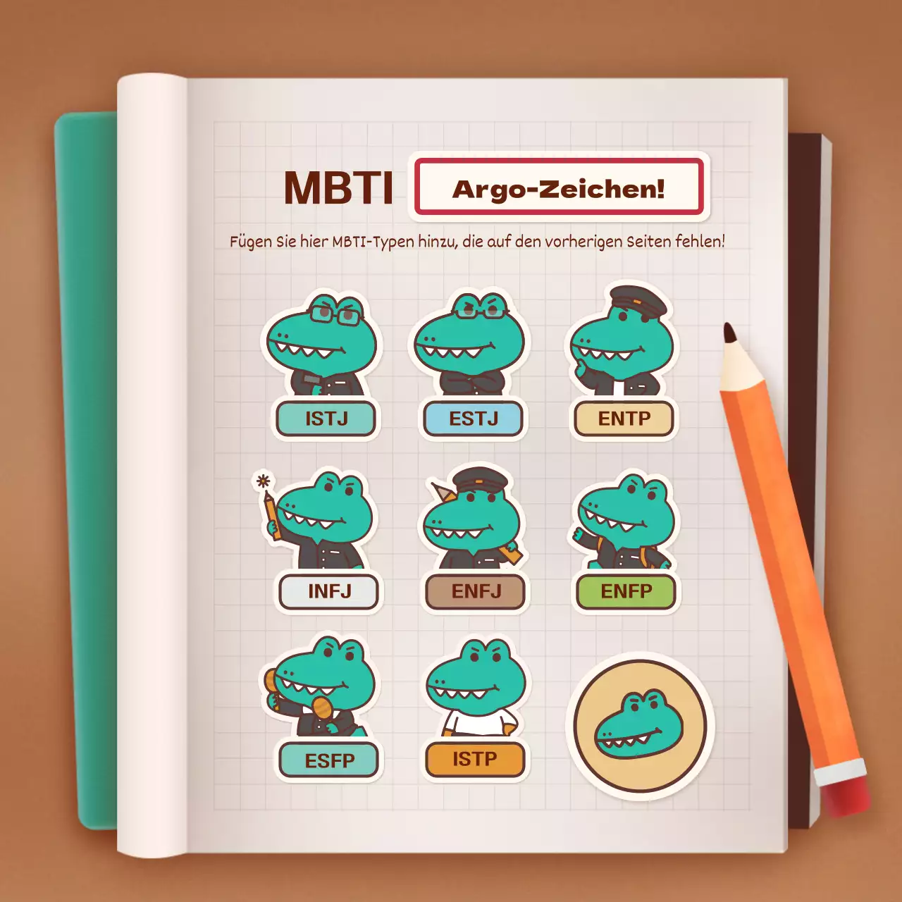 Testen von braunen und grünen Retro-Schulranzen-Konzeptmodellen