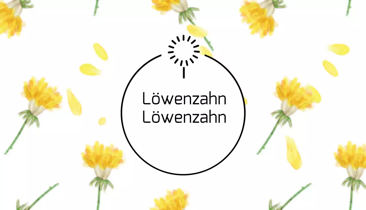 Grüner Löwenzahn