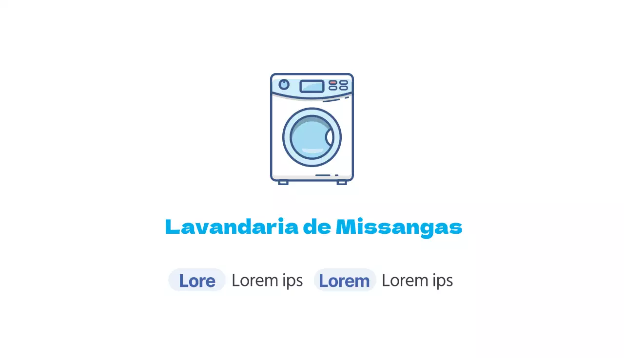 Ilustração do céu Cartão de visita da lavandaria