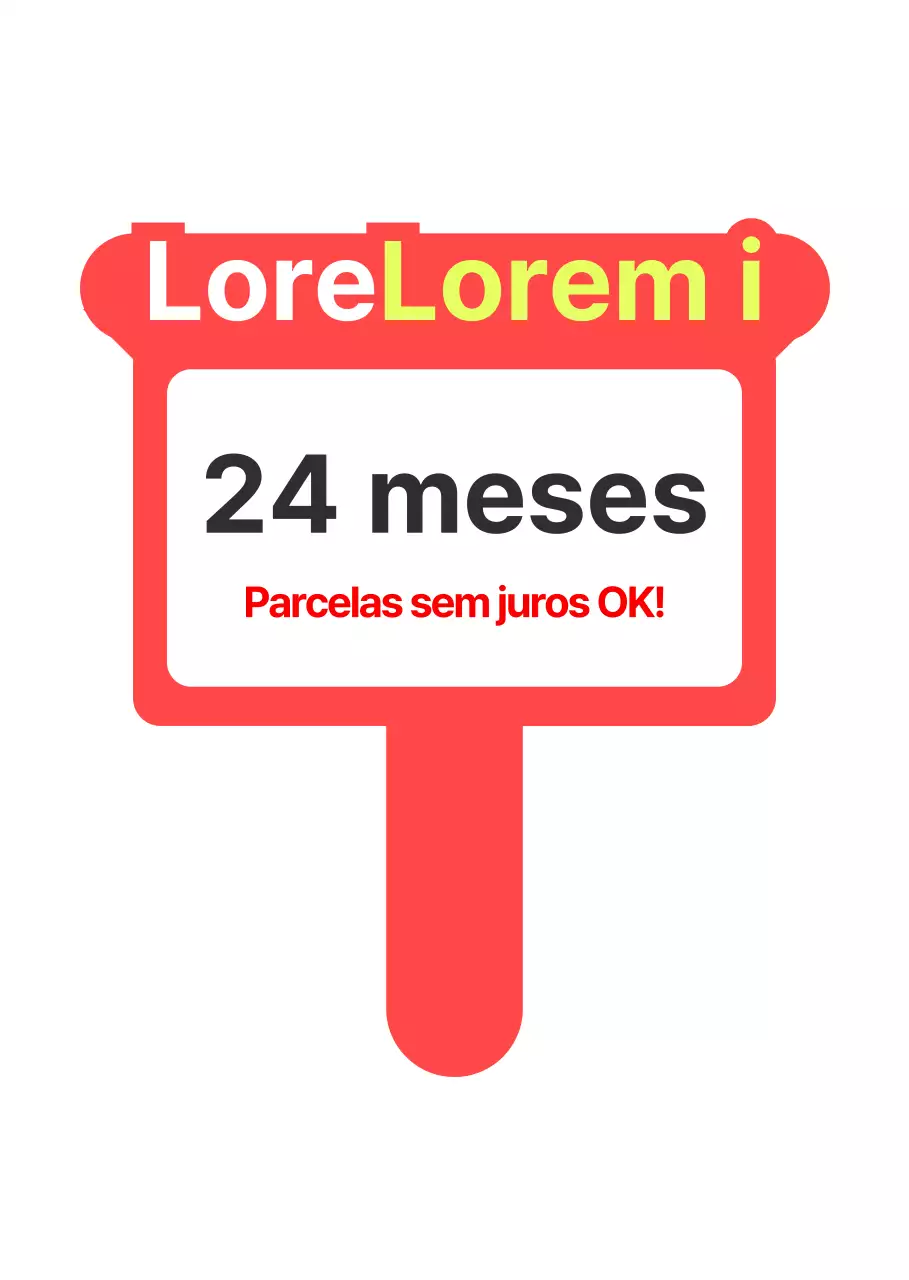 Sinal de evento em direto do Home Shopping em vermelho