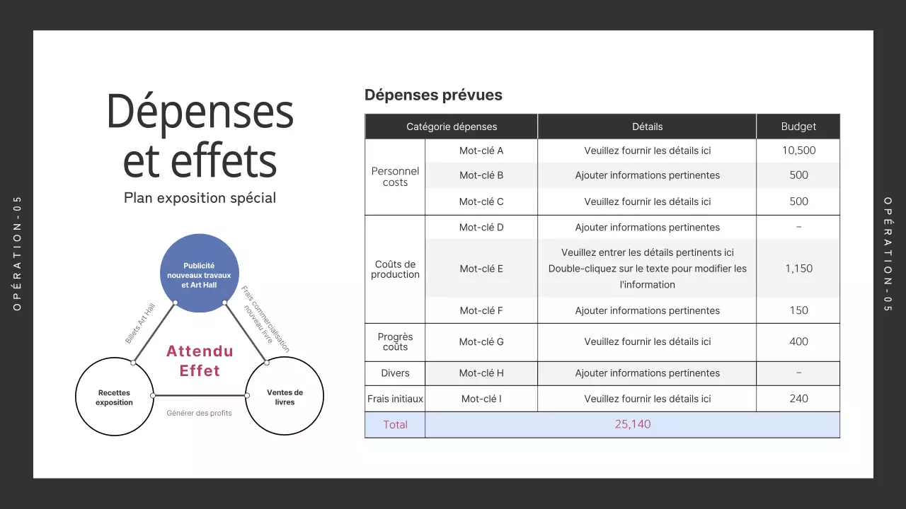 Brochure de l'exposition spéciale de l'illustrateur de contes de fées simple, noir et bleu