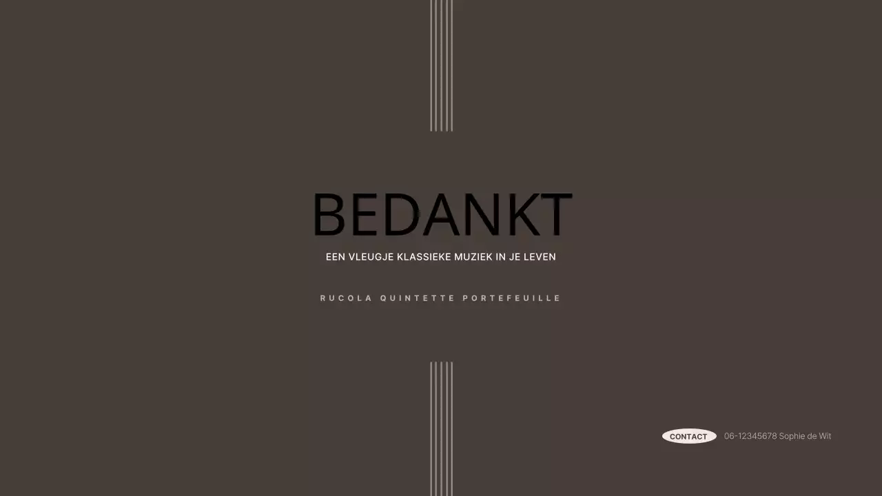 Portfolio van podiumkunstorganisaties in bruin en gedempte tinten