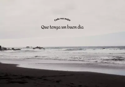 Fotografía y caligrafía del océano emocional