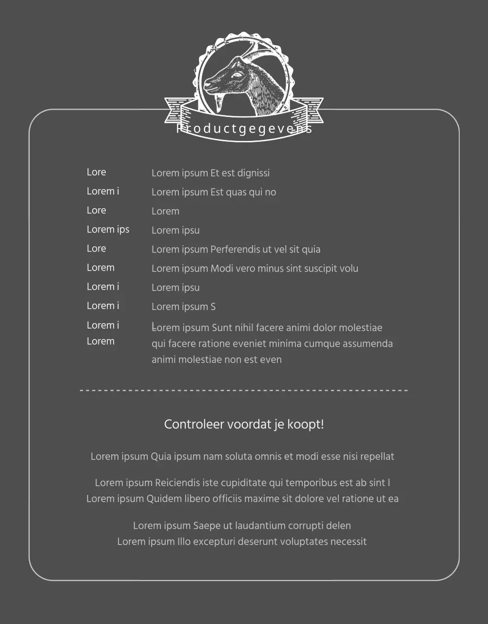 Blauwe, natuurlijke geitenmelk proteïnepoeder gezonde voeding reclame