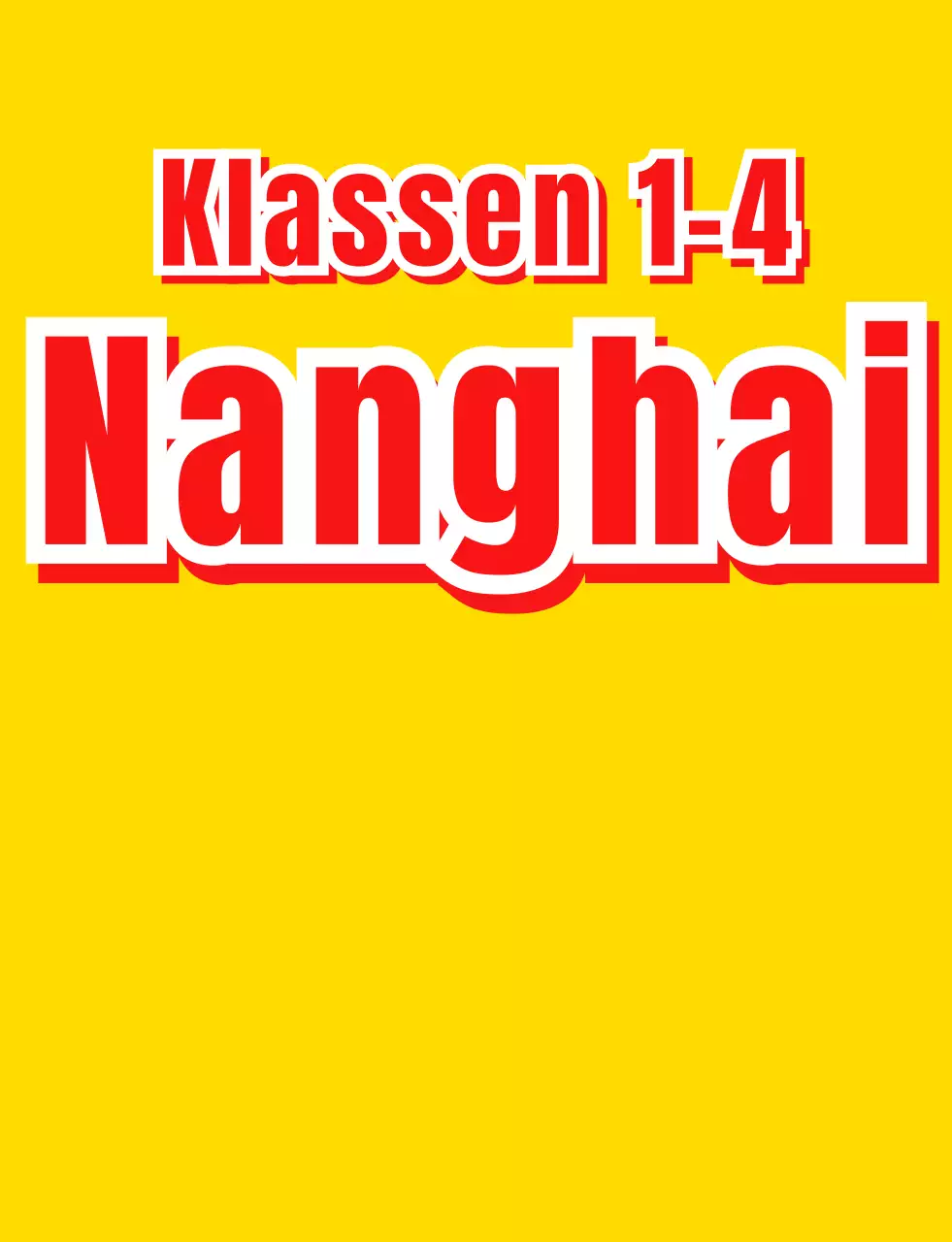 Schoolgroep t-shirt met puppy-illustratie in geel