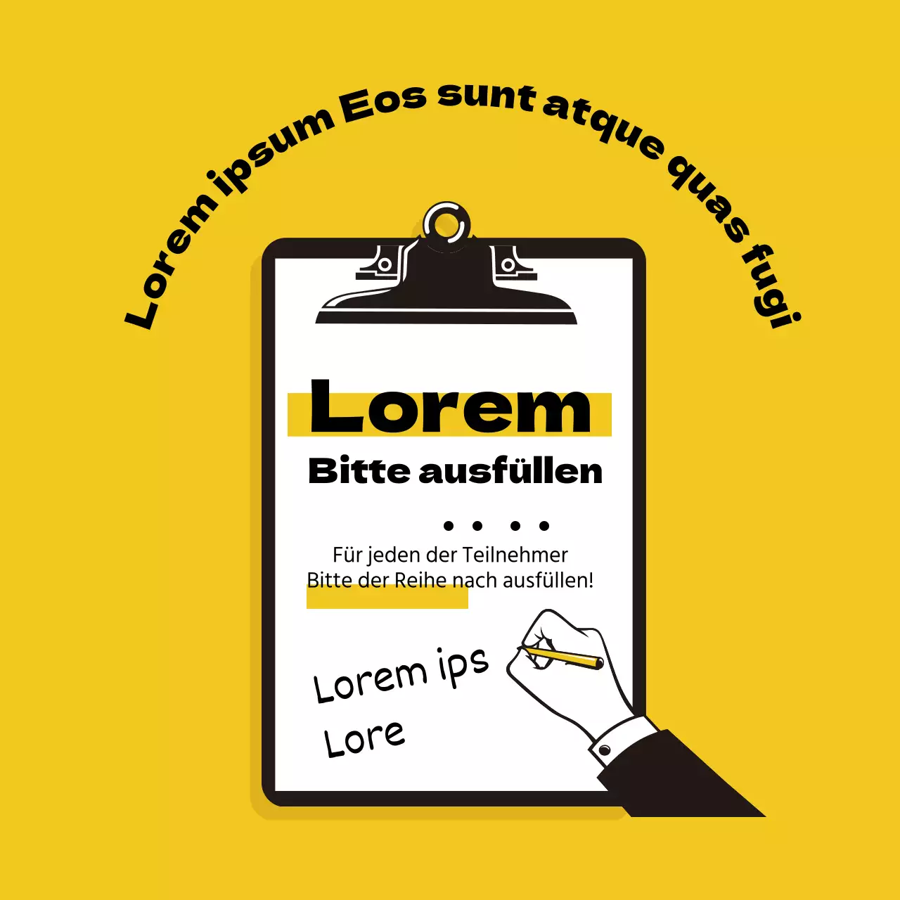 Saubere gelbe illustrierte Coronavirus-Etiketten