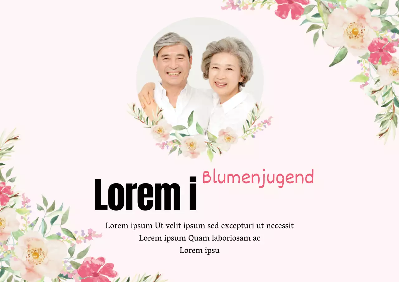 Rosa illustrierte Schriftzüge unterstreichen das orientalische Willkommensfest