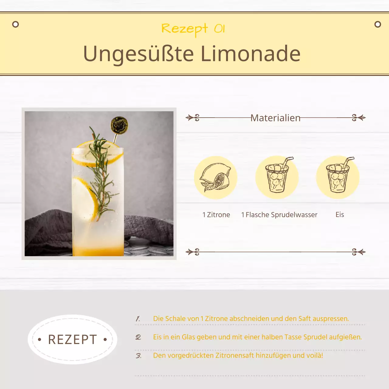 Wie man prickelndes Wasser mit einem beruhigenden türkisfarbenen Thema verwendet