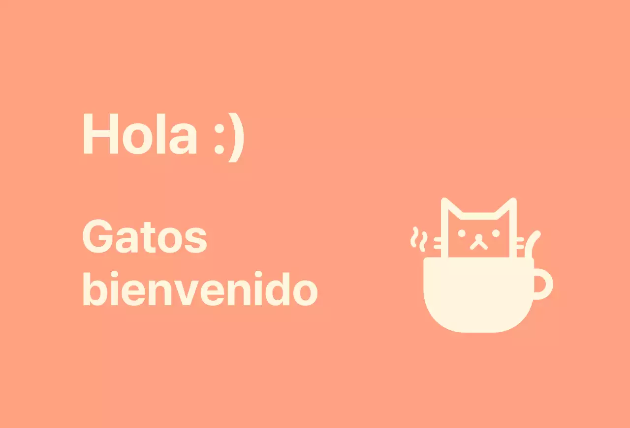 Cat cafe Valkyrie con gatos sobre fondo rosa rosa