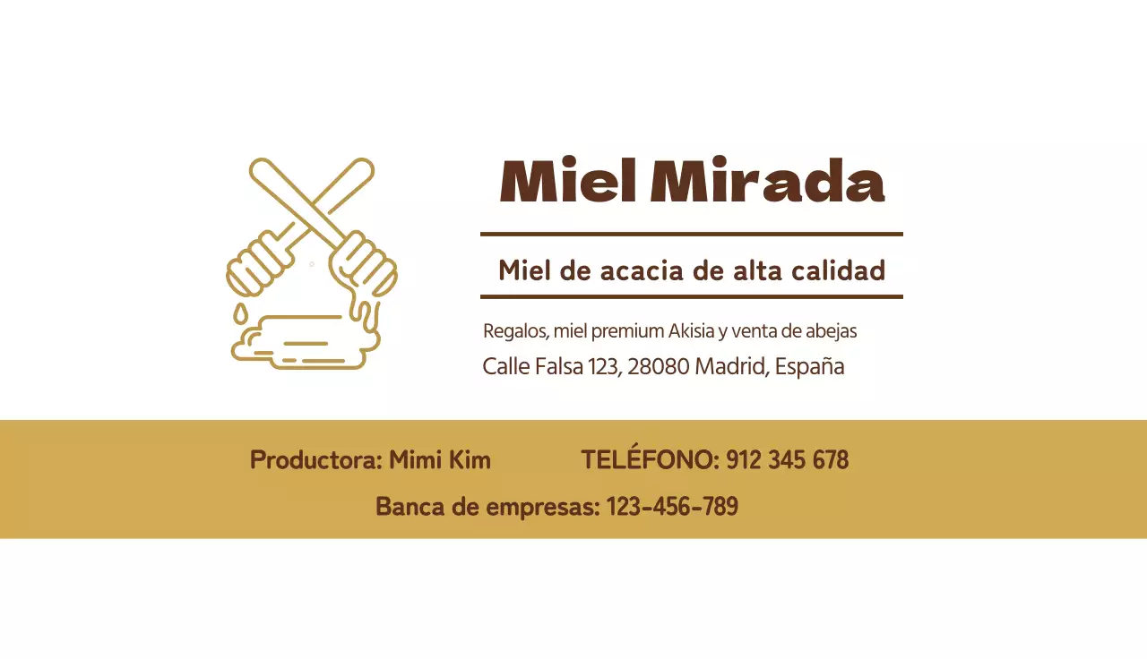 Marrón Amarillo Ilustración Apicultura Pulcra Miel