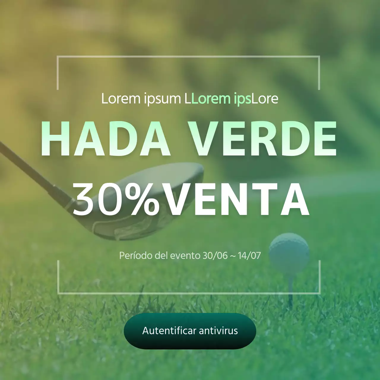 Descuento en el green fee de golf de Gradient