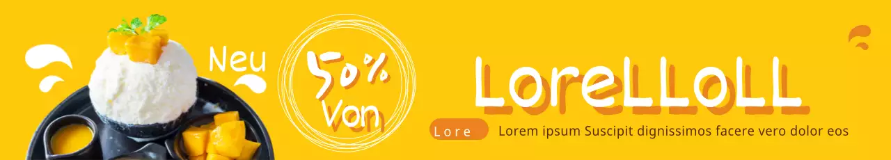 Rabatt auf Mango-Eiswasser