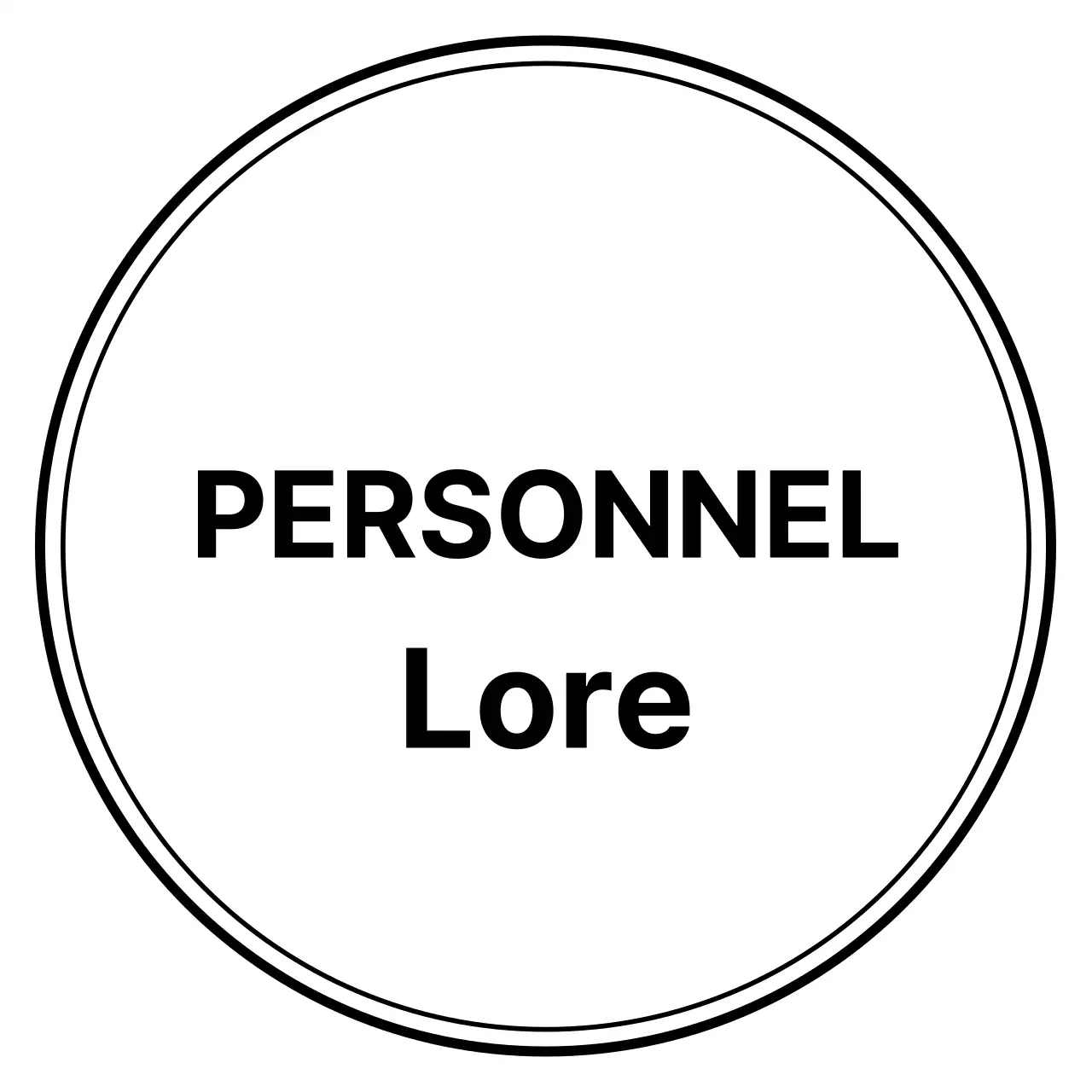 Style simple et épuré en noir et blanc Signalisation d'accès pour les non-fonctionnaires