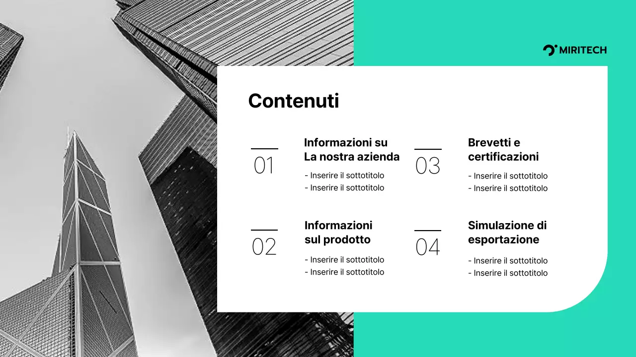 Proposta di fornitura di caricabatterie per veicoli elettrici di colore turchese e grigio Proposta di fornitura di componenti per una transazione B2B Miritech